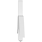 Ekena Millwork Bellingham Architectural Grade PVC Gable Bracket, 96"W x 16"H x 2"D x 6"F, 4/12 Pitch GBP096X16X0206BEL00 - alternate 2